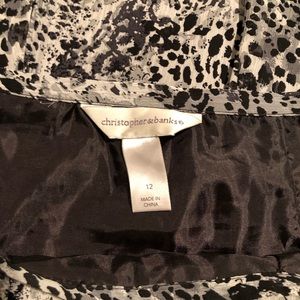 Christopher and Banks lined skirt
